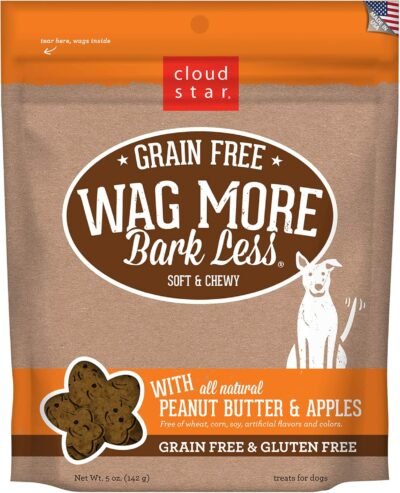Cloud Star Wag More Bark Less Grain Free Soft and Chewy Biscuit Dog