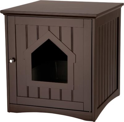 TRIXIE Wodden Cat Home and Litter Box Enclosure