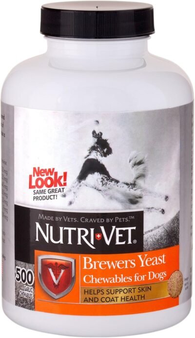 Nutri-Vet Brewers Yeast with Garlic Chewables 500 Count