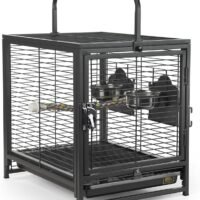 Prevue Pet Products Travel Carrier for Birds Black