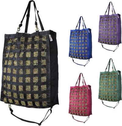 DERBY ORIGINALS NYLON 2 SQUARE SUPREME SLOW FEED HORSE HANGING HAY