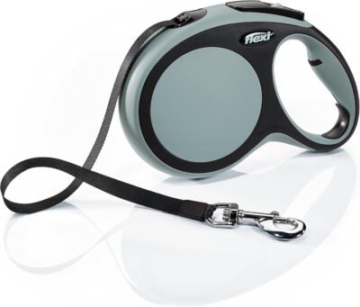 FLEXI Comfort Retractable Dog Leash in Grey 26'