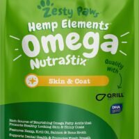 Omega 3 Dental Sticks for Dogs - With Hemp Salmon Krill Oil & Bone