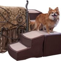 Pet Gear Easy Step Bed Stair for CatsDogs with Storage Compartment