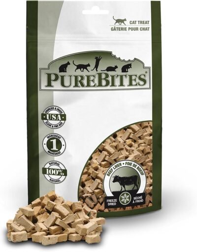 PureBites Beef Liver Freeze-Dried Treats for Cats