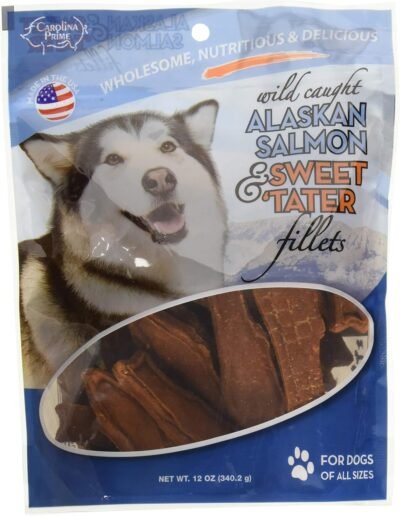 Carolina Prime Pet 45106 Salmon And Sweet Tater Fillets Treat For