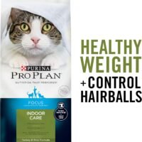 Purina Pro Plan Hairball Healthy Weight Indoor Dry Cat Food FOCUS