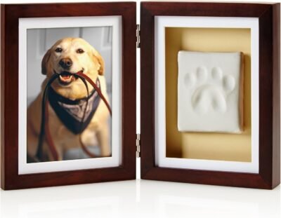 Pearhead Pet Keepsake Picture Frame and Pawprint Kit for Dogs or Cats