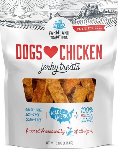 Farmland Traditions Dogs Love Chicken Premium Jerky Treats for Dogs 3