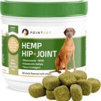 Advanced Hip and Joint Supplement for Dogs with Organic Hemp Seeds