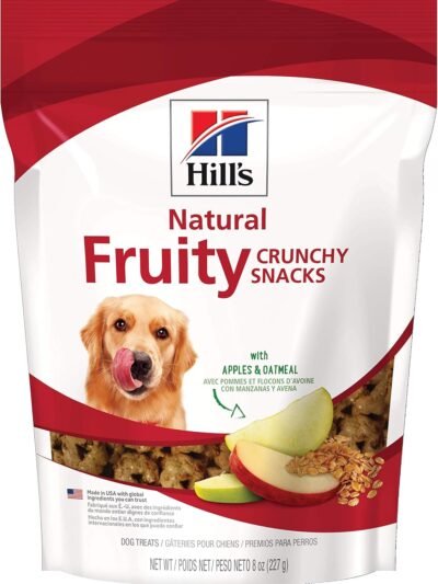 Hill's Dog Treats Crunchy Fruity Snacks with Apples & Oatmeal Dog