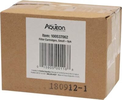 Aqueon Quietflow Replacement Filter Cartridge Small Pack of 9