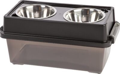 IRIS Small Elevated Feeder with Airtight Storage