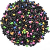 CNZ Aquarium Gravel Black & Flourescent Mix for Plant Aquariums