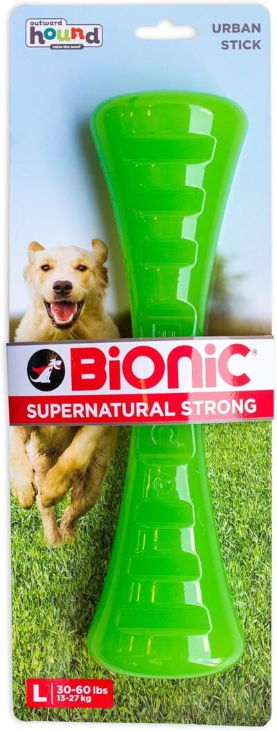 BIONIC Urban Stick Durable Tough Fetch and Chew Toy for Dogs