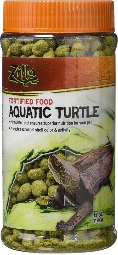 Zilla Reptile Food Aquatic Turtle Fortified 6-Ounce