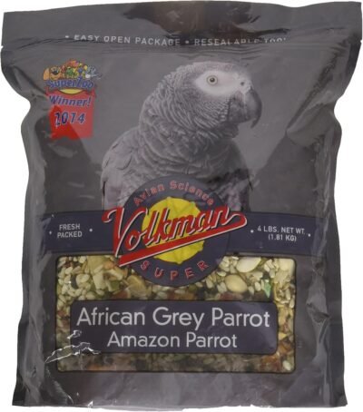 Volkman Avian Science Super African Grey Bird Food