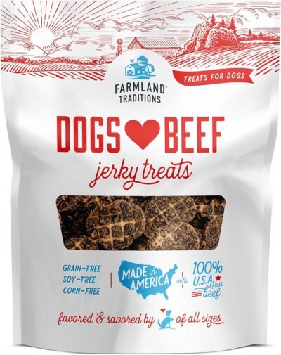 Farmland Traditions Filler Free Dogs Love Beef Premium Jerky Treats