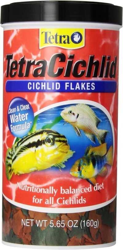 Tetra TetraCichlid Balanced Diet Flakes Food for Cichlids