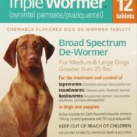Triple Medium and Large Dog Wormer
