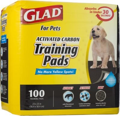 Glad for Pets Black Charcoal Puppy Pads Puppy Potty Training Pads