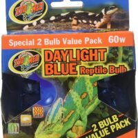 3 Boxes Zoo Med 2-Pack Daylight Blue Reptile Bulb 60-watt - 6 Bulbs