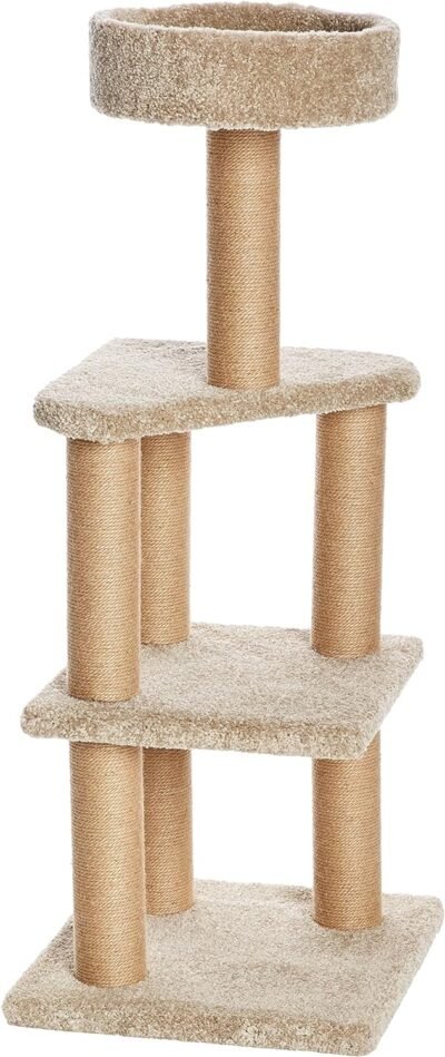 AmazonBasics Cat Activity Tree with Scratching Posts