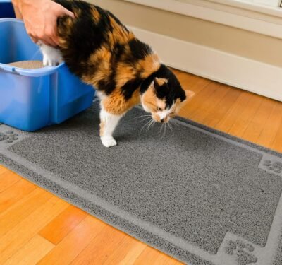 CleanHouse Pets Cat Litter Mat XL Size Non-Slip Easy to Clean Stops