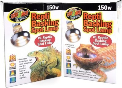 Zoo Med Repti Basking Spot Lamp Replacement Bulb 150 Watts - Pack of 2
