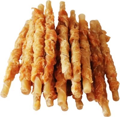 Pawant Puppy Training Snacks Dog Chews Treats Chicken Wrapped Rawhide