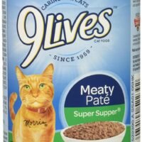 9Lives Meaty Pat Super Supper Wet Cat Food 13 Oz Cans Pack Of 12