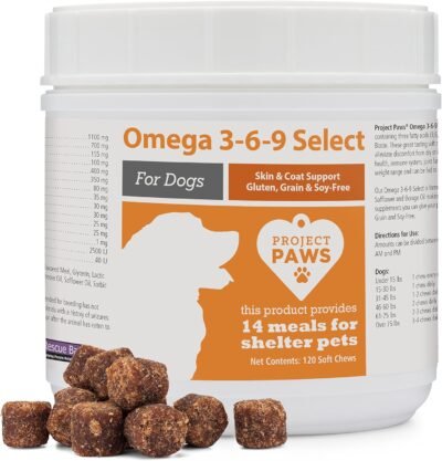 Project Paws Omega 3-6-9 Select Soft Chews 120 Count