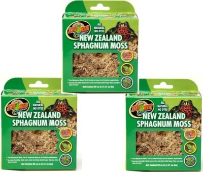 Zoo Med Laboratories New Zealand Sphagnum Moss 240 Cubic Inch 3