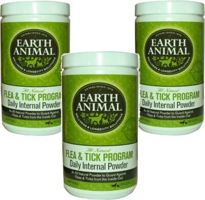 Earth Animal Flea and Tick Internal Powder 1lb 3 Pack
