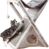 Trixie Pet Products Miguel Fold and Store Cat Tower 2025 x 1375 x 255