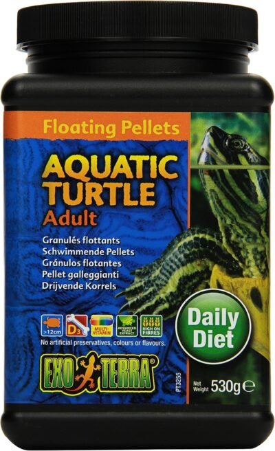 Exo Terra Aquatic Turtle Adult Floating Pellets 1 lb 26 oz