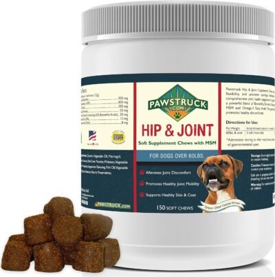 Pawstruck Natural Hip and Joint Supplement for Dogs in Bulk - Soft