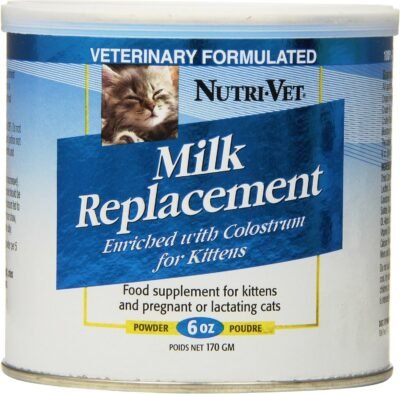 Nutri-Vet Milk Replacement For Kittens with Probiotics 12-Ounce