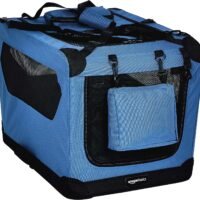 AmazonBasics Premium Folding Portable Soft Pet Dog Crate Carrier Kenne