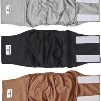 Pet Parents Premium Washable Dog Belly Bands 3pack of Male Dog
